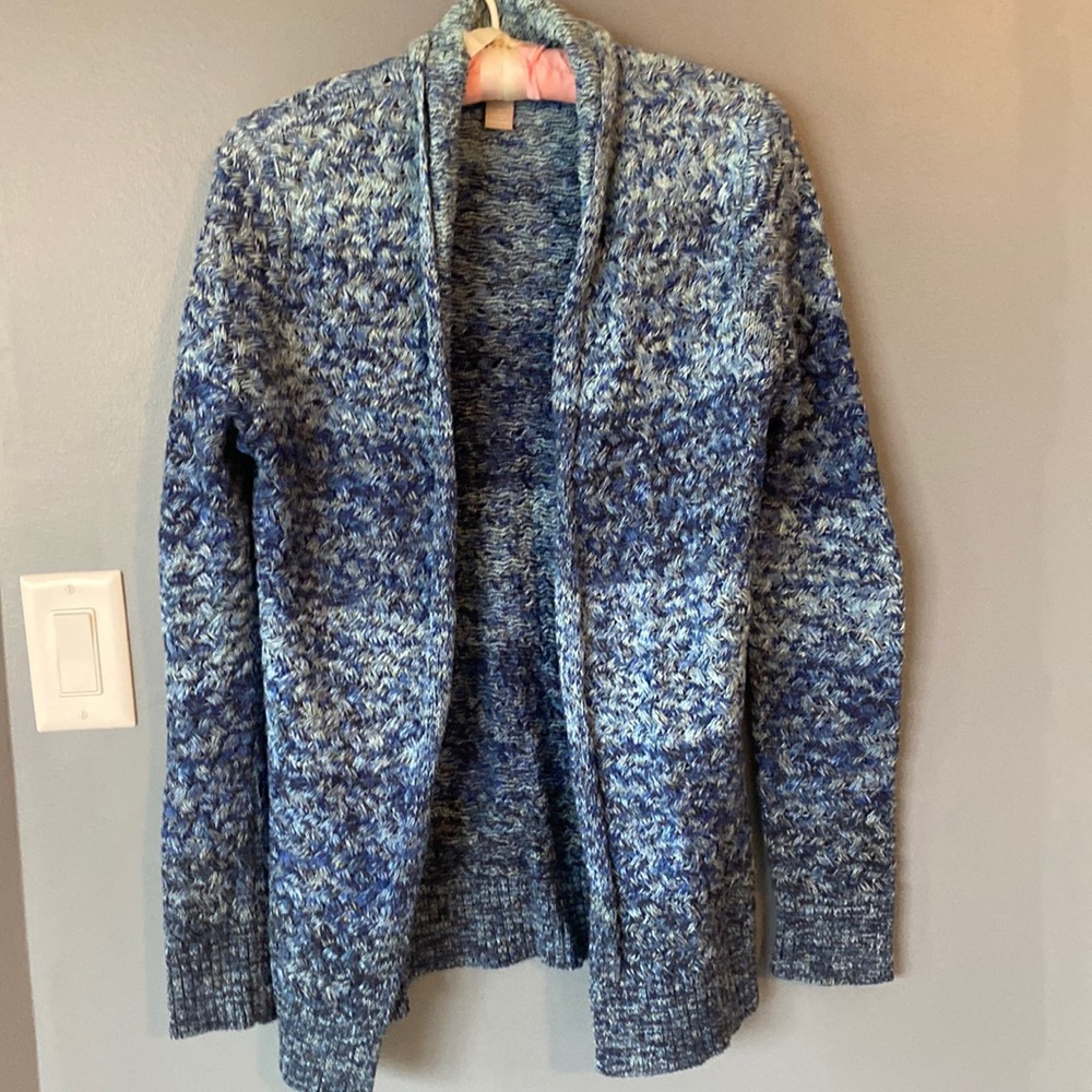Banana Republic cardigan. Size small blue ombré